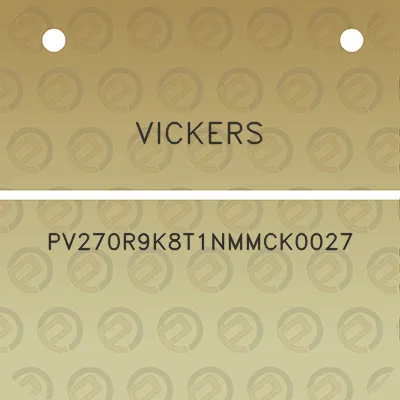 vickers-pv270r9k8t1nmmck0027