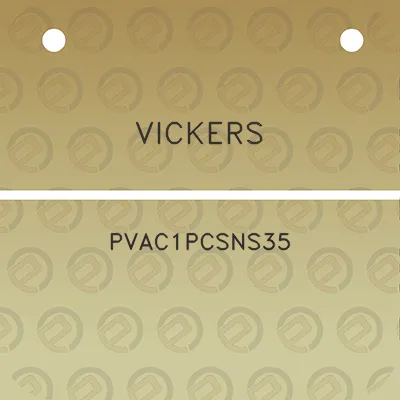 vickers-pvac1pcsns35