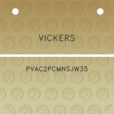 vickers-pvac2pcmnsjw35