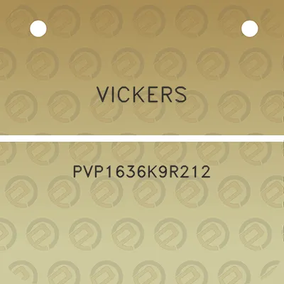 vickers-pvp1636k9r212