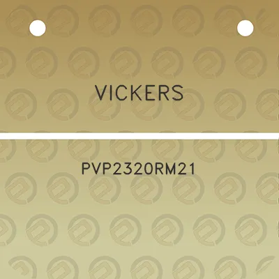 vickers-pvp2320rm21