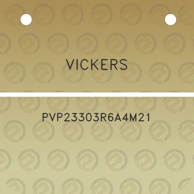 vickers-pvp23303r6a4m21