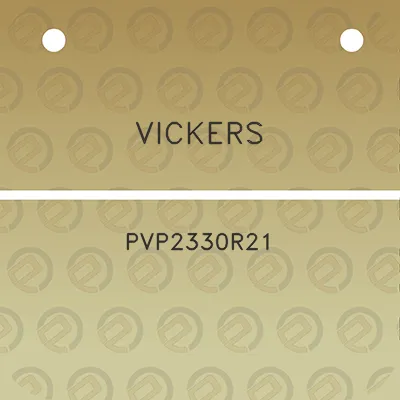 vickers-pvp2330r21