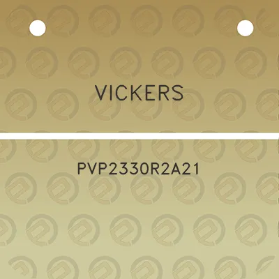 vickers-pvp2330r2a21