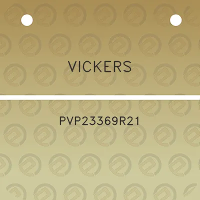 vickers-pvp23369r21