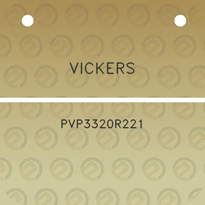 vickers-pvp3320r221