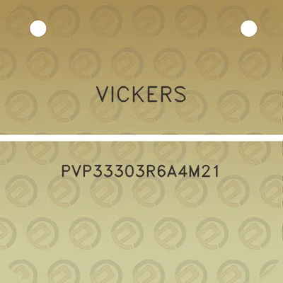 vickers-pvp33303r6a4m21