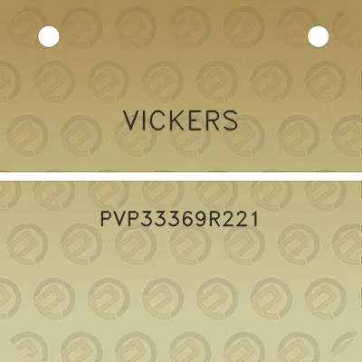 vickers-pvp33369r221