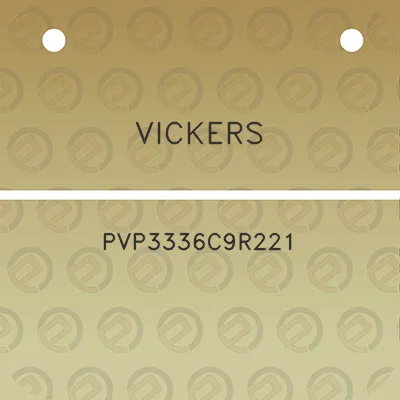 vickers-pvp3336c9r221