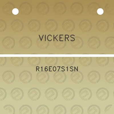 vickers-r16e07s1sn