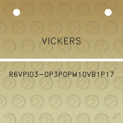 vickers-r6vpi03-0p3p0pm10vb1p17