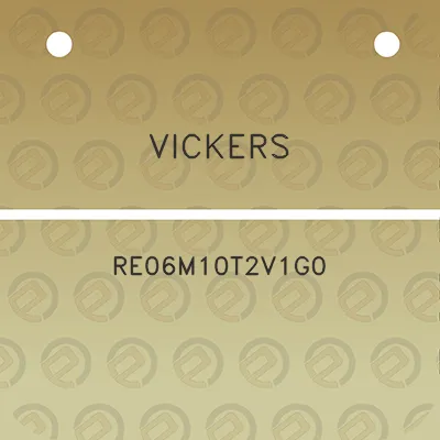 vickers-re06m10t2v1g0