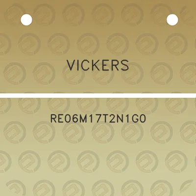 vickers-re06m17t2n1g0