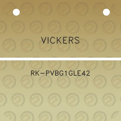 vickers-rk-pvbg1gle42