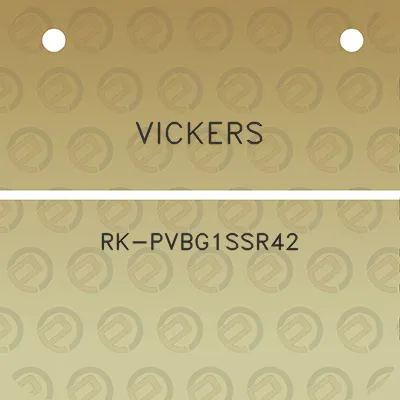 vickers-rk-pvbg1ssr42