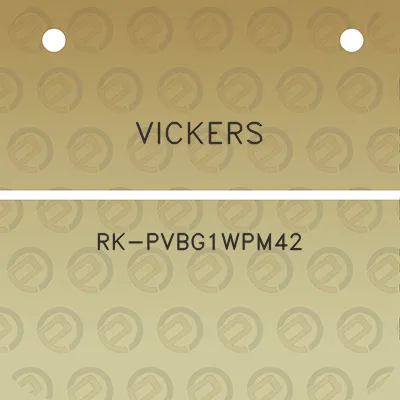 vickers-rk-pvbg1wpm42