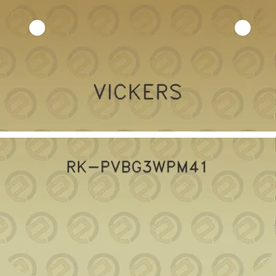 vickers-rk-pvbg3wpm41