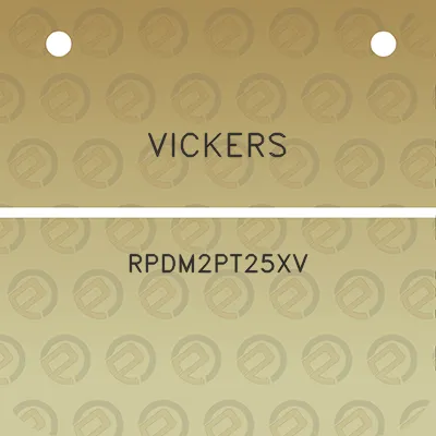 vickers-rpdm2pt25xv