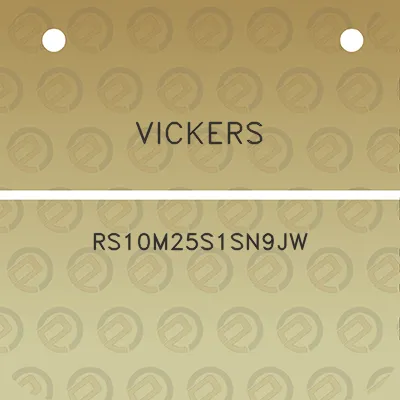 vickers-rs10m25s1sn9jw