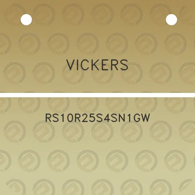 vickers-rs10r25s4sn1gw