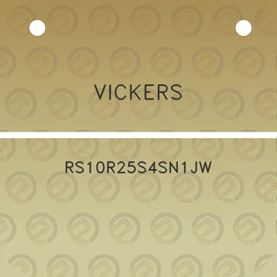 vickers-rs10r25s4sn1jw