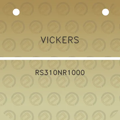 vickers-rs310nr1000