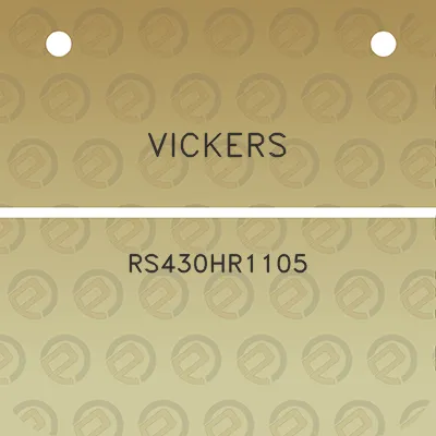 vickers-rs430hr1105