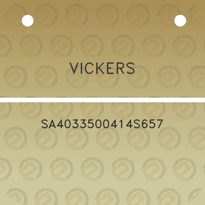 vickers-sa4033500414s657