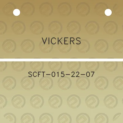 vickers-scft-015-22-07