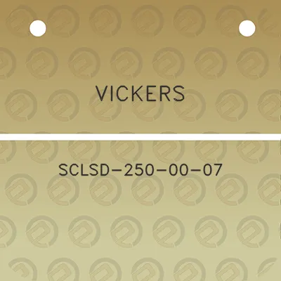 vickers-sclsd-250-00-07