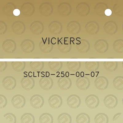 vickers-scltsd-250-00-07