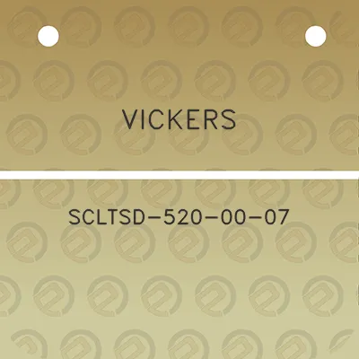 vickers-scltsd-520-00-07