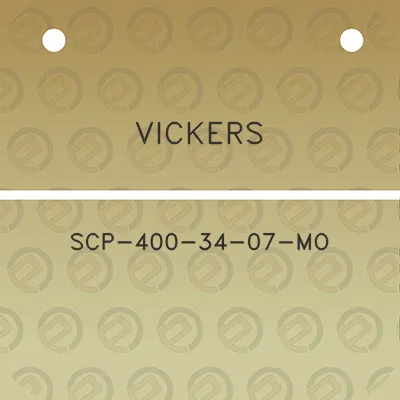 vickers-scp-400-34-07-mo