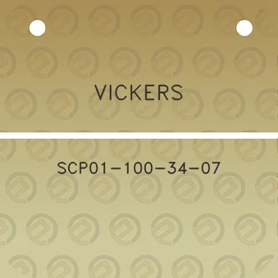 vickers-scp01-100-34-07