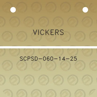 vickers-scpsd-060-14-25