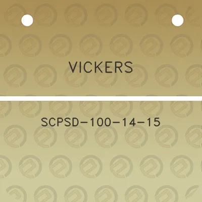 vickers-scpsd-100-14-15