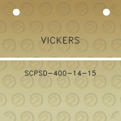 vickers-scpsd-400-14-15