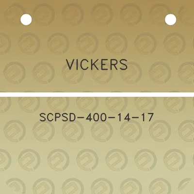 vickers-scpsd-400-14-17