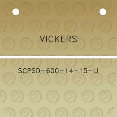 vickers-scpsd-600-14-15-li