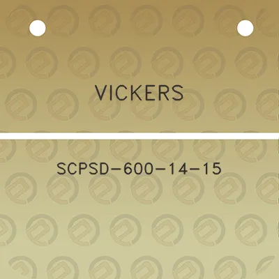 vickers-scpsd-600-14-15