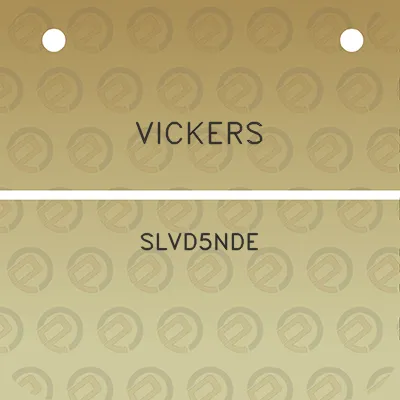 vickers-slvd5nde