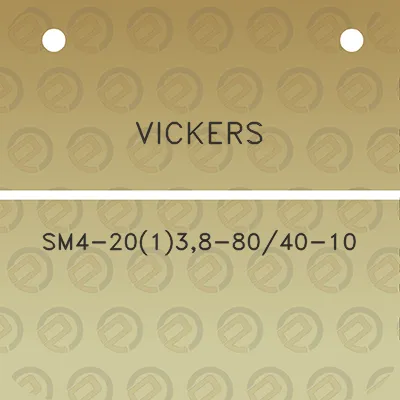 vickers-sm4-20138-8040-10