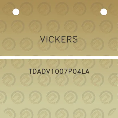 vickers-tdadv1007p04la