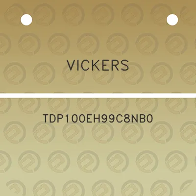 vickers-tdp100eh99c8nb0