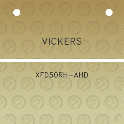 vickers-xfd50rh-ahd