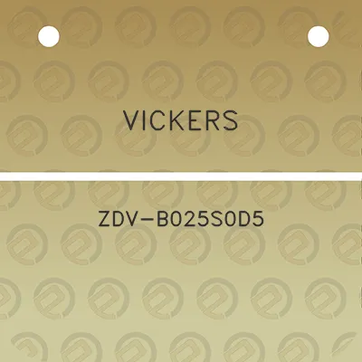 vickers-zdv-b025s0d5