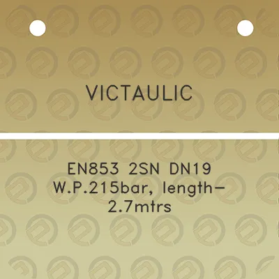 victaulic-en853-2sn-dn19-wp215bar-length-27mtrs