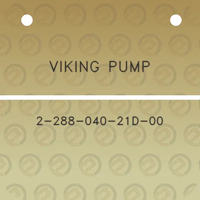 viking-pump-2-288-040-21d-00