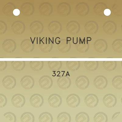 viking-pump-327a