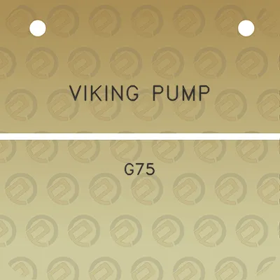 viking-pump-g75